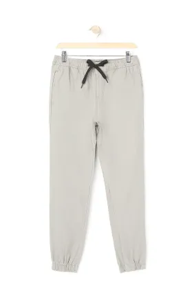 West 49 Youth Light Grey Drawstring Cuff Jogger