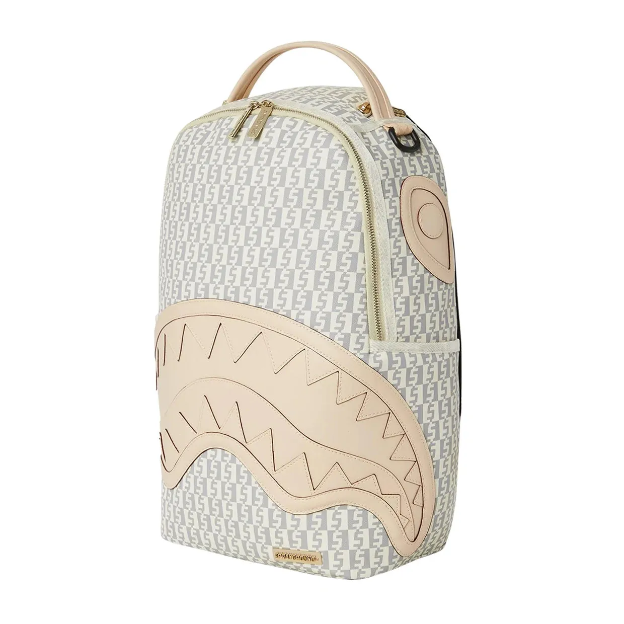 Zaino Sprayground Rose Money Checkered Bianco / Grigio