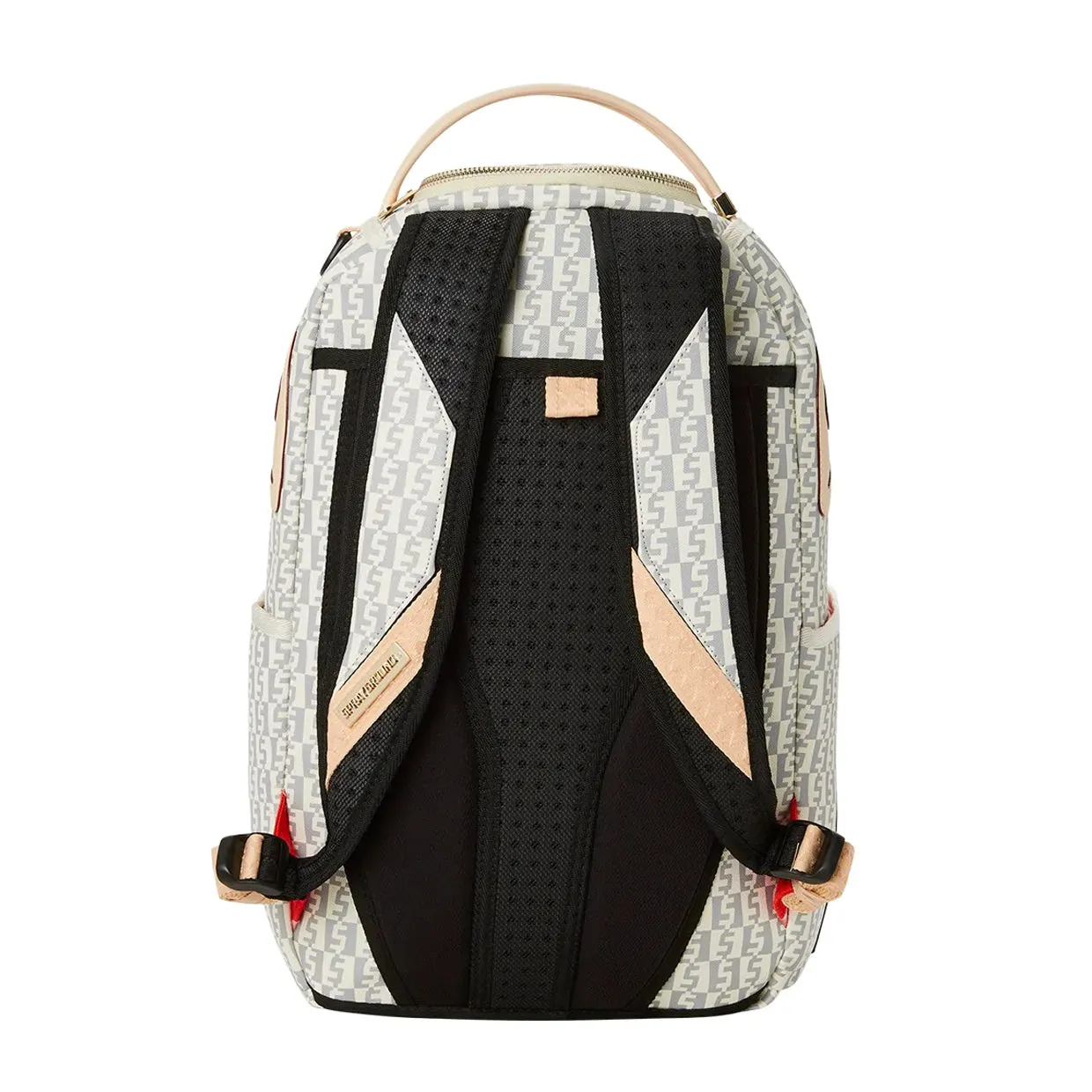 Zaino Sprayground Rose Money Checkered Bianco / Grigio